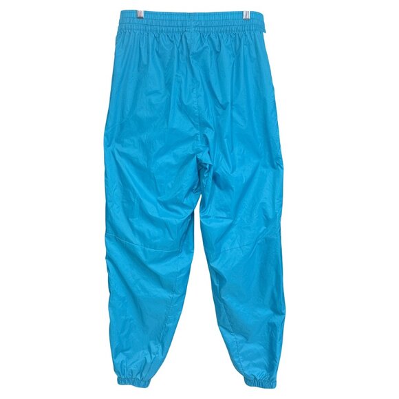 Nike NBA Pants Mens L Blue Nylon Elastic Waist Striped Basketball Joggers - Picture 2 of 8